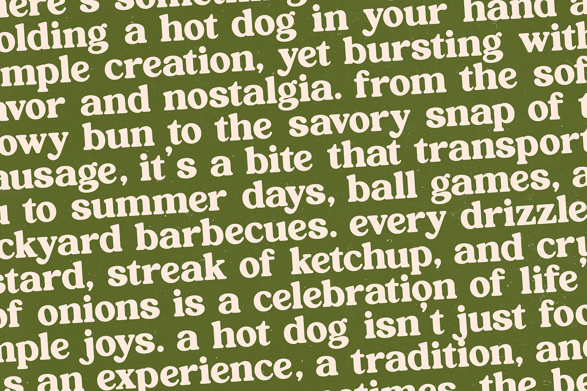 Hotdog Italian Bold Serif Font, a Serif Font by timelesstype.co (Photo 13 of 20)