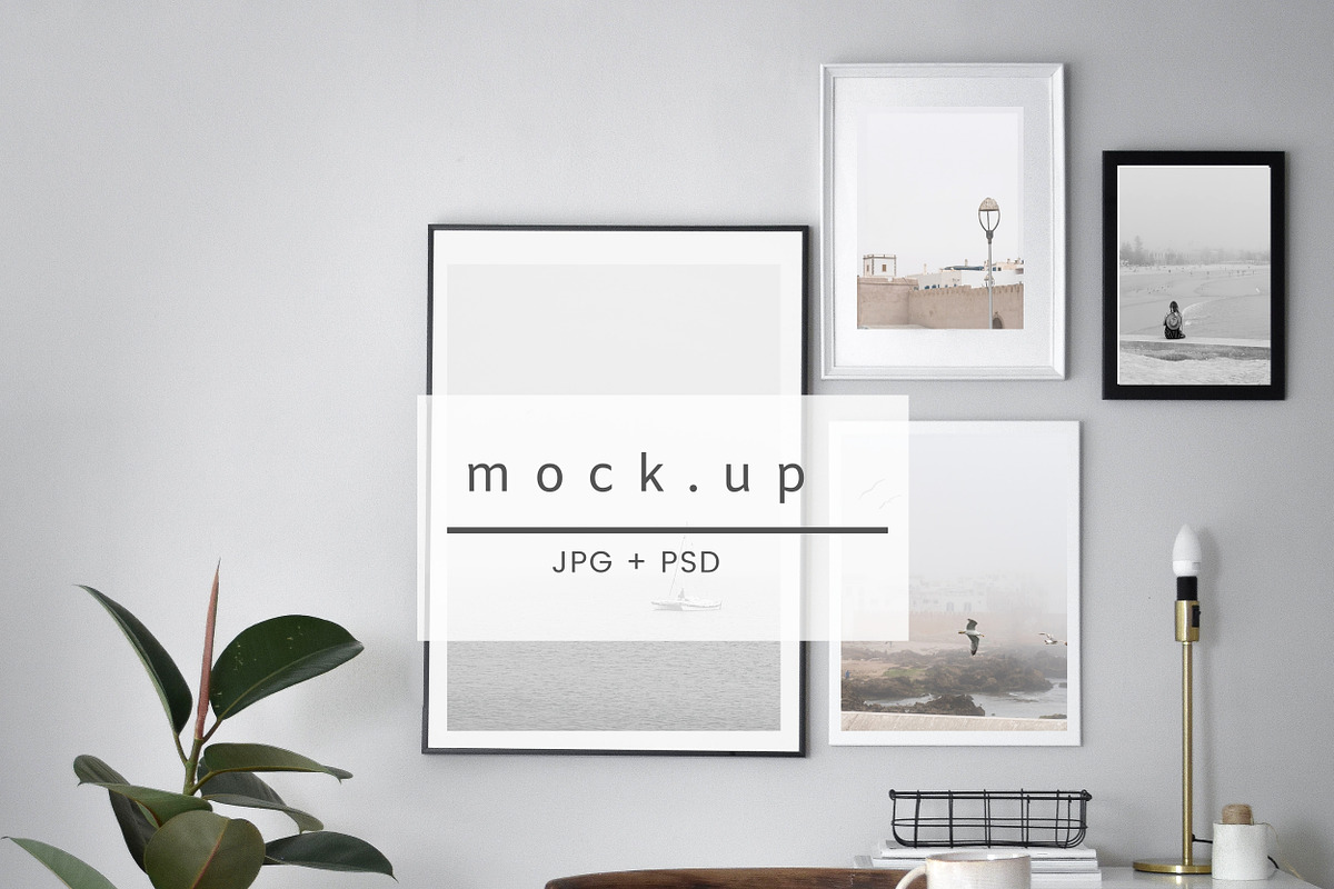 Frame mockup, interior mockup, a Mockup by VISTYLE STUDIO