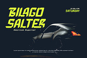 Slaxing - Sporty Display Font, a Sans Serif Font by twinstd (Thumbnail 9 of 10)