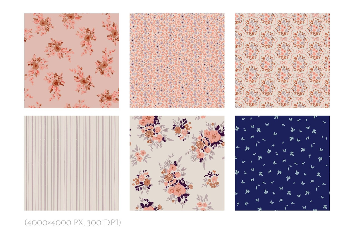Cottagecore Fall Patterns, a Pattern Graphic by PaperJamLab (Photo 4 of 10)