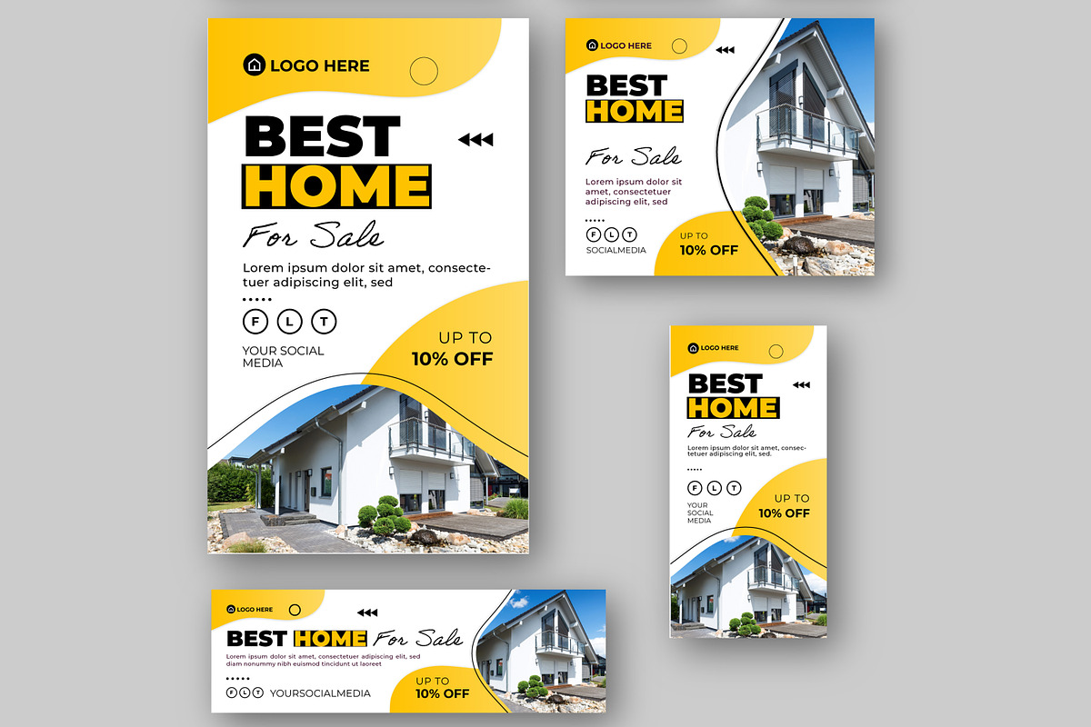 Real Estate Sale Web Banner, an UI Kit Template by CreativeShaper (Photo 4 of 4)