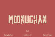 Moonughan Font, a Sans Serif Font by madeDeduk (Thumbnail 1 of 10)