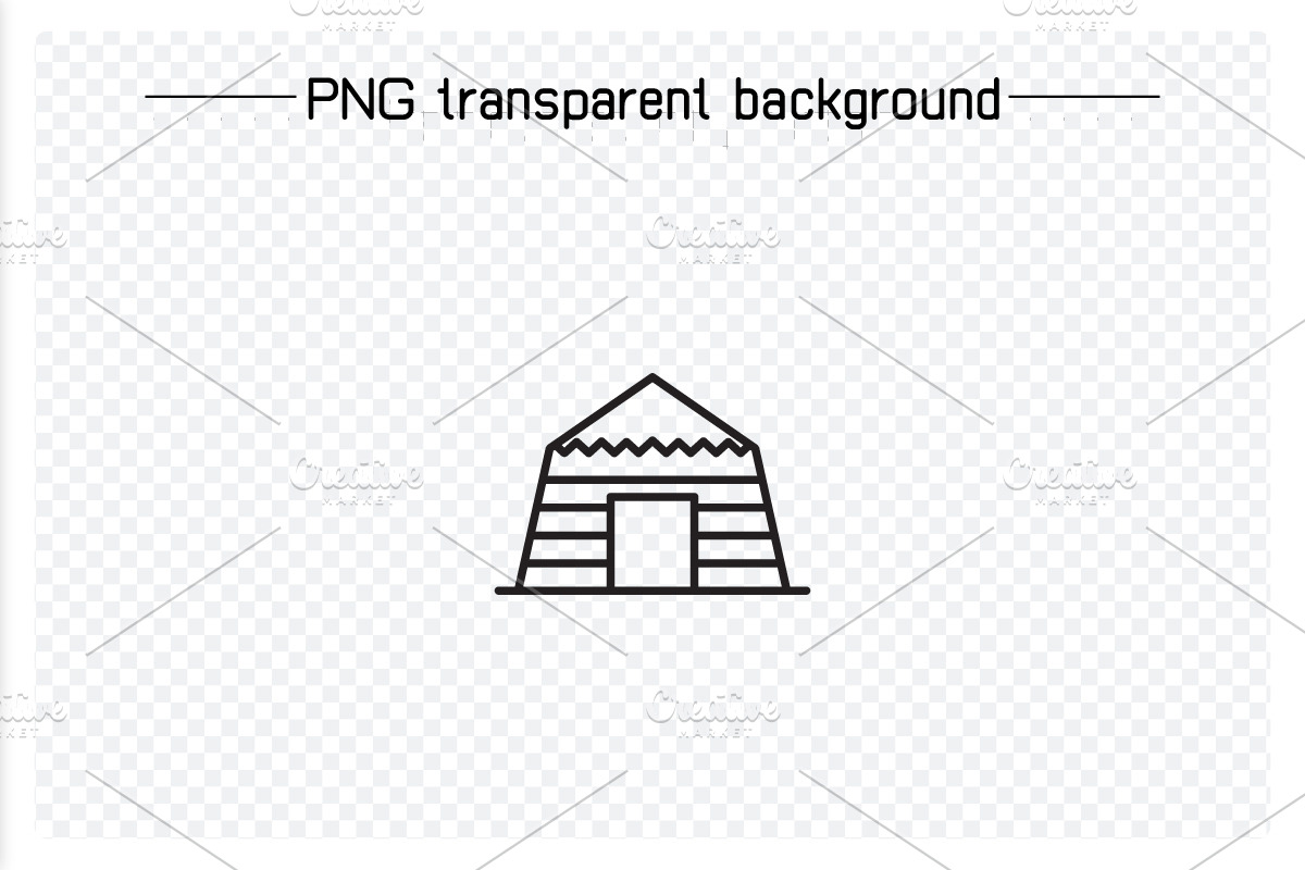 Camping Tent Icons Set, an Outline Icon by Designfour (Photo 2 of 7)