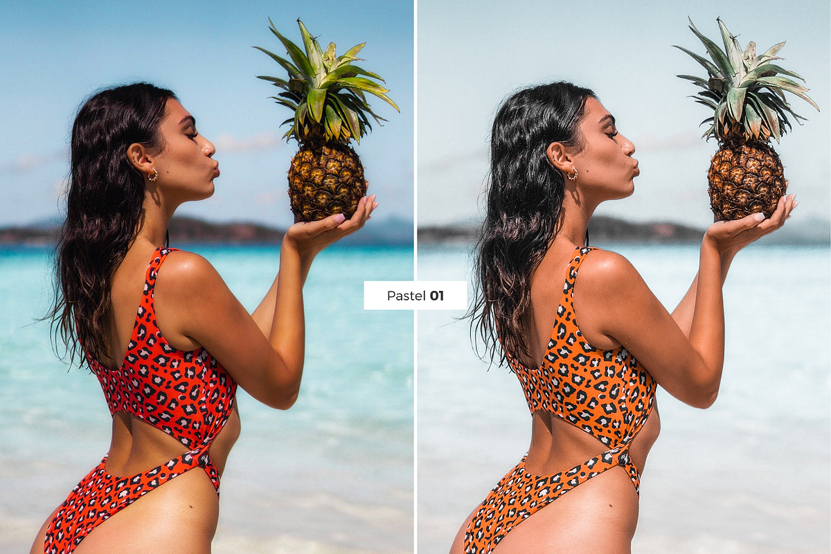 4 Lightroom Presets PASTEL, an Action Add-On by Graace Studio (Photo 5 of 8)