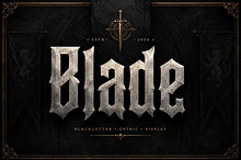 Blade — Blackletter Gothic Font