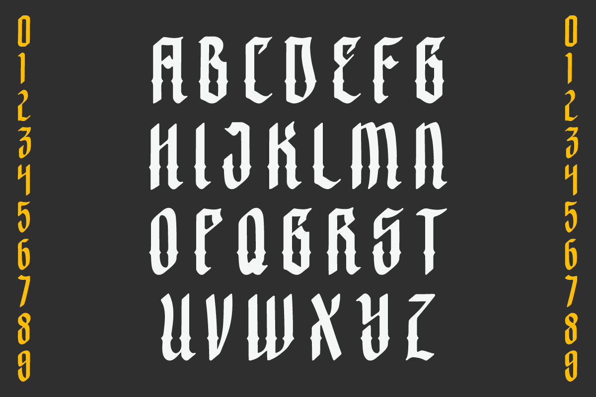 Crashburn | Blackletter Font, a Blackletter Font by yellowline (Photo 2 of 7)