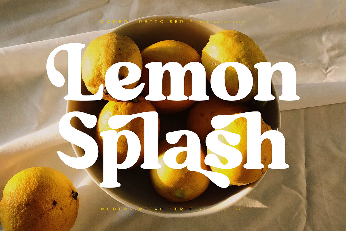 Mistys Relrica  Modern Retro Serif, a Serif Font by Letterena Studios (Photo 9 of 15)