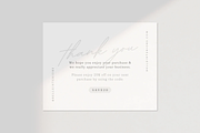 Thank You Card Template Canva, a Card Template by frommakertomaker (Thumbnail 2 of 6)