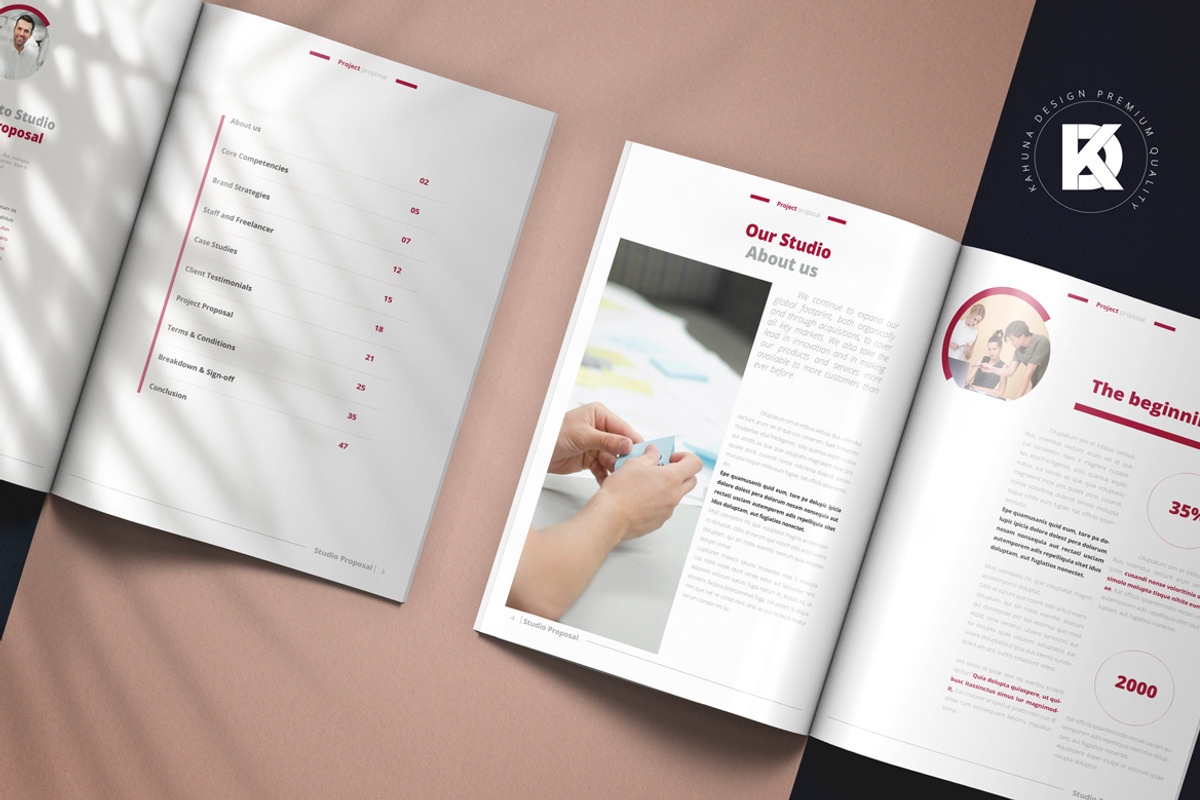 Project Proposal, a Stationery Template by Kahuna Design (Photo 7 of 11)