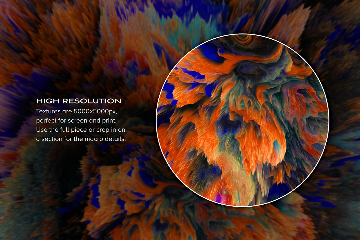 Expand: Energetic 3D Textures, a Texture Graphic by Chroma Supply