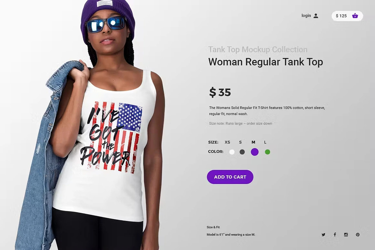 Female Apparel Mockup Template Set, a Shirt Mockup by PaperMoon (Photo 2 of 5)