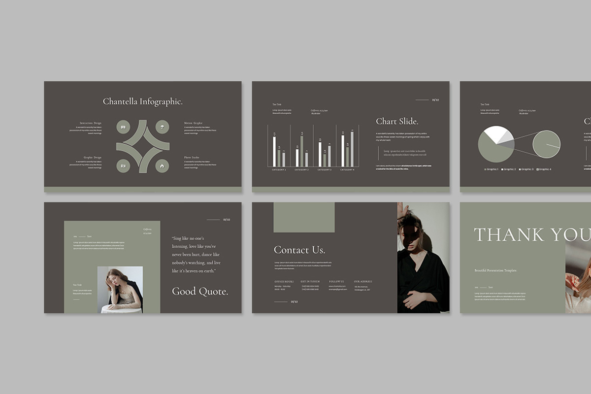 Chantella Presentation Template, a Presentation Template by Analogous Temp (Photo 5 of 5)