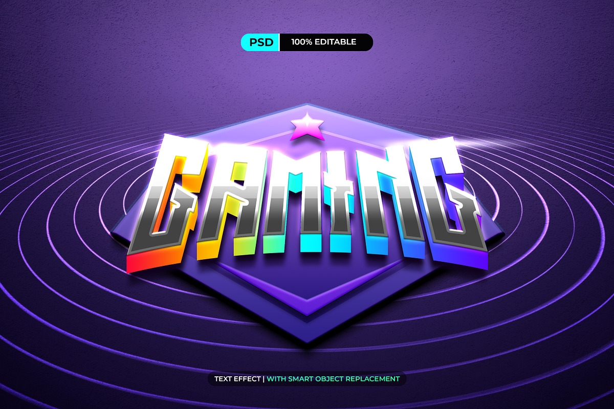 Esport Colorful Text Effect Editable, a Layer Style Add-On by Modaldesain (Photo 2 of 3)