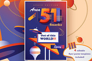 Space Voyage - Retro Design Toolkit, an Object Illustration by Polar Vectors (Thumbnail 13 of 23)