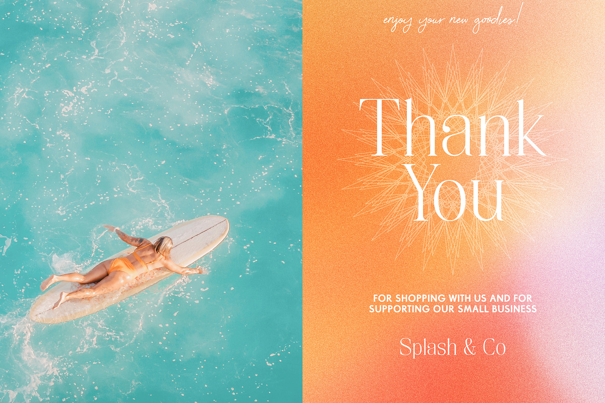 Summer Splash Gradient Backgrounds, a Texture Graphic by Feather & Sage Design (Photo 3 of 9)