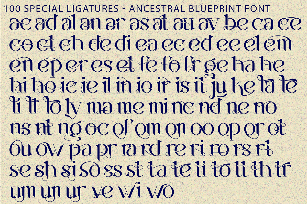 Ancestral Blueprint - Elegant Font, a Serif Font by 177Studio (Photo 8 of 8)