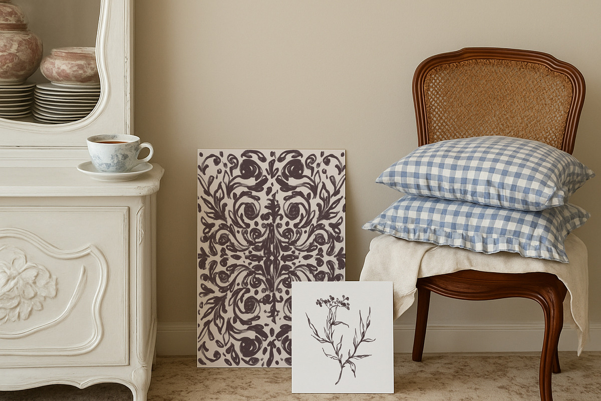 Minimalist abstract posters gallery, a Background Graphic by Yuliia Lashevska (Photo 9 of 9)