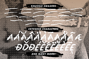 Knuckle Sandwich - A brush font, a Font by Great Scott! (Thumbnail 6 of 6)