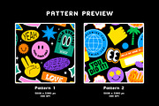 Retro Cartoon Label Pack, a Decorative Illustration by Dedraw Studio (Thumbnail 3 of 10)