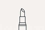 43 Beauty Makeup Outline Icons, an Outline Icon by adenpinkstore (Thumbnail 7 of 24)