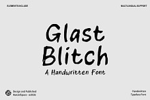 Glast Blitch Handwritten Font