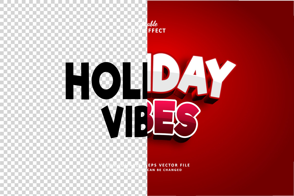 Text Effect Holiday, a Layer Style Add-On by Navy Graphic (Photo 2 of 2)