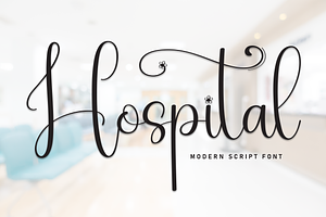 Hospital Script Font