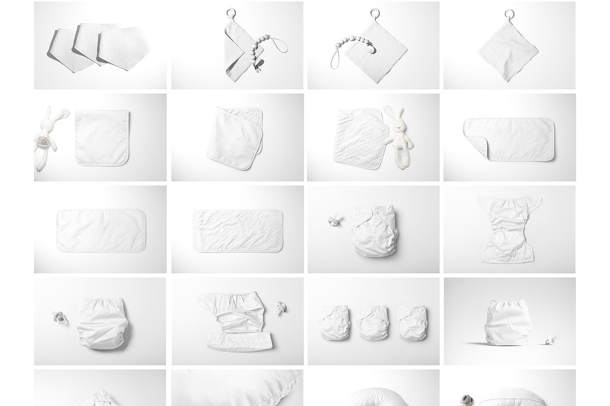 Little Fashion 2 Mockup Bundle, a Merchandise Mockup by creatsy5 (Photo 3 of 38)