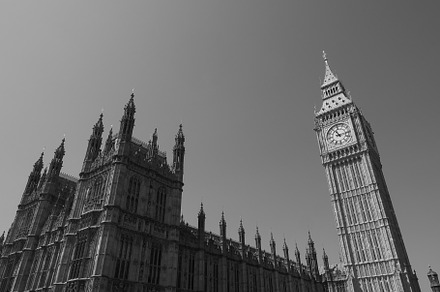 Houses of Parliament and Westminster Bridge in London, a Photo by WorldPhotos