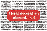 Beautiful floral decoration elements, an Illustration by Amazin_art (Thumbnail 1 of 17)