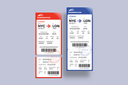 Boarding Pass Template, a Card Template by BrandPacks (Thumbnail 3 of 4)
