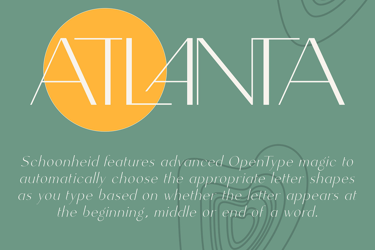 Schoonheid - Thick and Thin Font, a Font by Intuisi Creative (Photo 3 of 10)