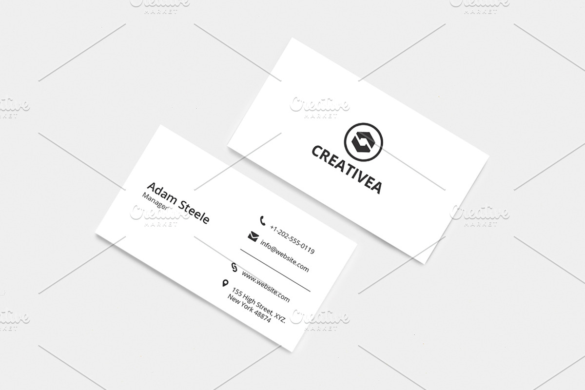 Minimal Business Card Template, a Business Card Template by Arslan (Photo 2 of 3)