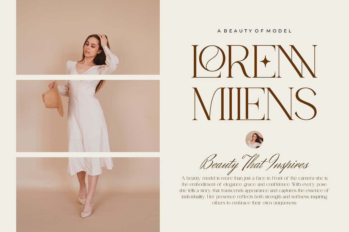 Ronnea || Modern Minimalist Serif, a Sans Serif Font by Idea Studio (Photo 3 of 10)
