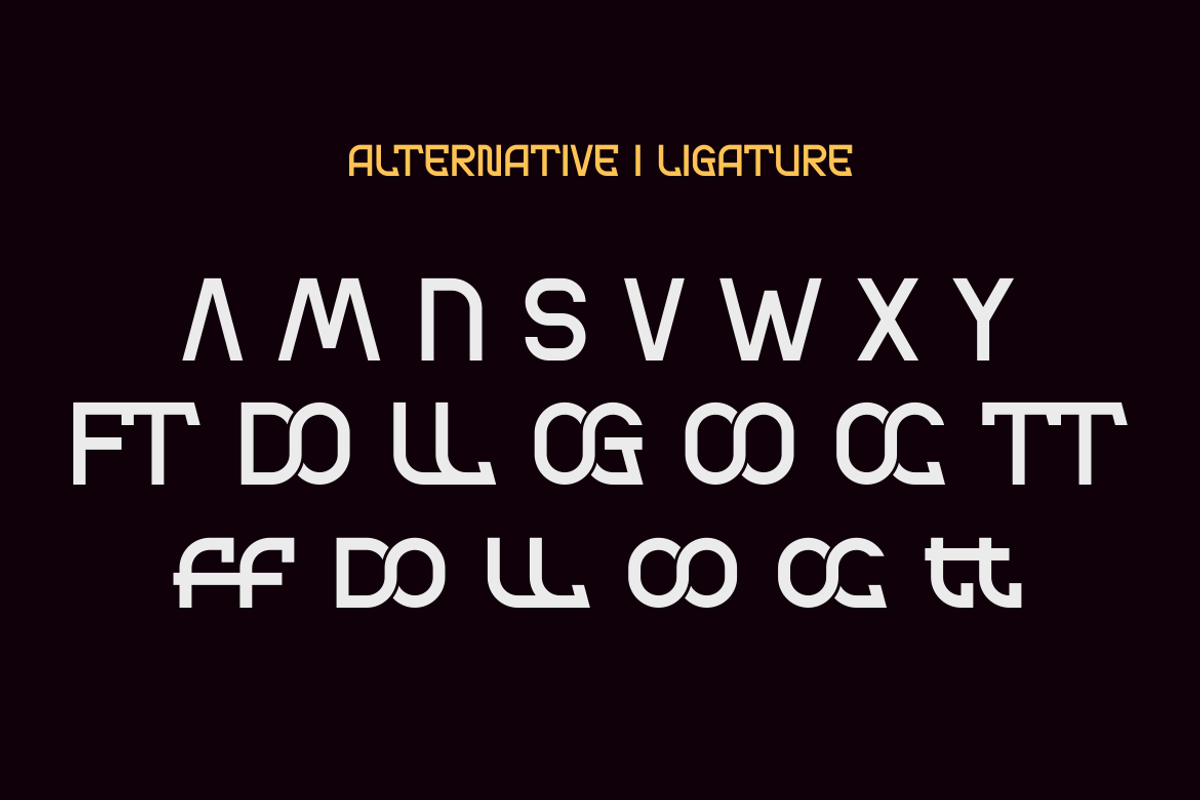 Audyno - Modern Logo Font, a Sans Serif Font by Viswal Studio (Photo 5 of 6)