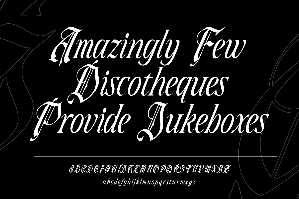 Greyland – Elegant Blackletter Font, a Blackletter Font by din-studio.com (Photo 9 of 12)