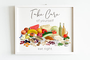 Diets Creator. Element Set, a Food Illustration by LeiaSW (Thumbnail 8 of 8)