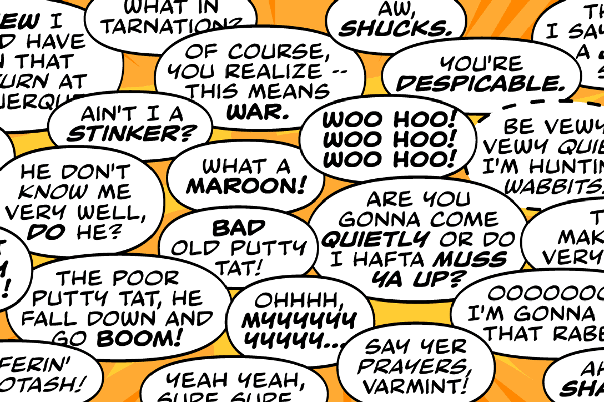 Wascally Wabbit comic & cartoon font, a Handwritten Font by Comicraft Fonts (Photo 3 of 5)