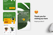 Planta - Plant Mobile App, a Websites & App Template by Panen Creative (Thumbnail 3 of 3)