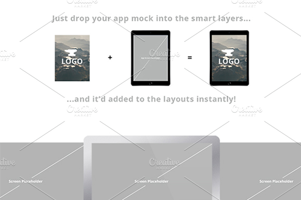Screen Mockups & Layouts, a Templates & Theme by Loudoun Design Co.