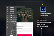 Travel - Material Design Templates, a Templates & Theme by UICreative (Thumbnail 4 of 5)
