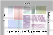 20 Pastel Aesthetic Backgrounds, a Background Graphic by RefocusMyJourney (Thumbnail 1 of 5)