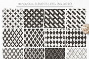 Linocut Patterns, a Pattern Graphic by GVGraphics (Thumbnail 5 of 15)