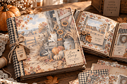 Harvest Hollow 12x12 Autumn Back, a Background Graphic by Coco Bloom (Thumbnail 4 of 4)