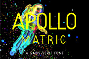Apollomatric - Sans Serif Font, a Sans Serif Font by Artnivora.Std (Thumbnail 1 of 4)