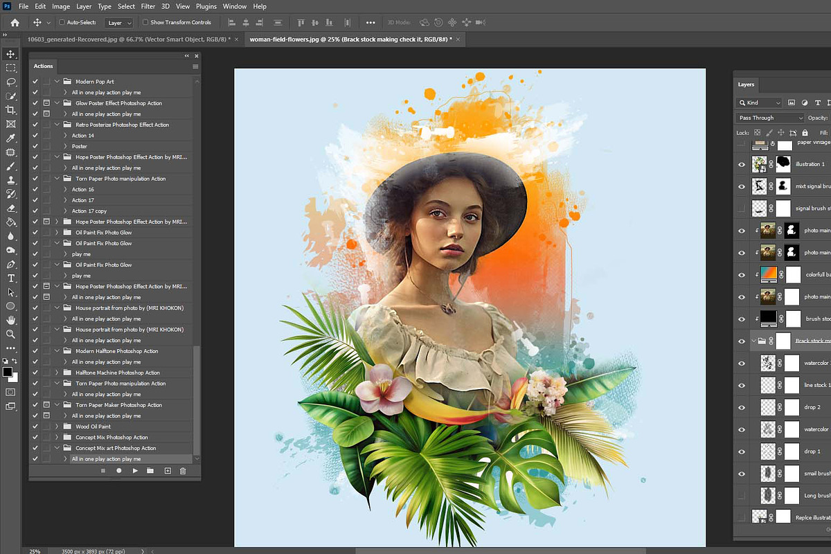 Concept Mix Art Photoshop Action, an Action Add-On by MRI STUDIO (Photo 3 of 28)