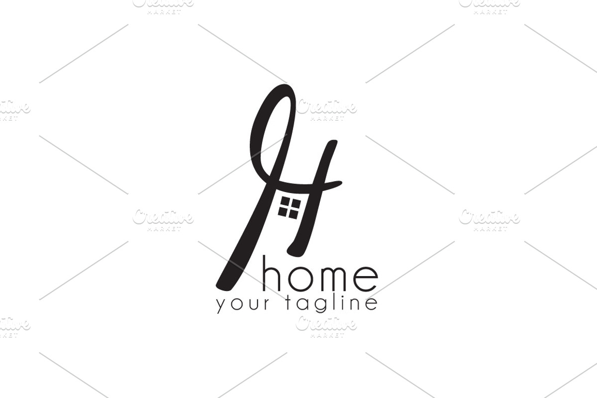 Letter H - Home Logo, a Branding & Logo Template by Sahade Studio (Photo 4 of 4)