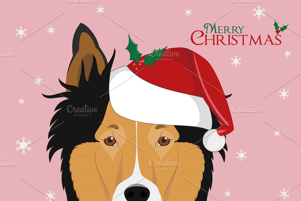 Christmas 30x Dog Breeds, an Animal Illustration by asantosg (Photo 3 of 7)