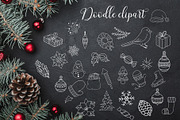 Winter Collection-Lettering+Clipart, a Decorative Illustration by Astarte_design (Thumbnail 3 of 12)