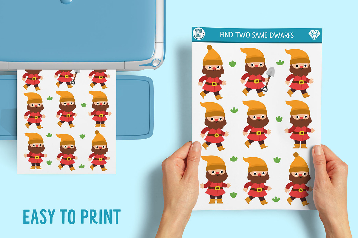 Dwarf games and activities for kids, an Education Illustration by Lexi Claus (Photo 12 of 14)
